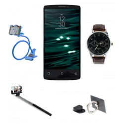 5 in 1 Bundle Offer, Kimfly Z9 Smartphone, Mobile Holder, Selfie Stick, Mobile Phone Ring Holder, Yazole Fashion Watch